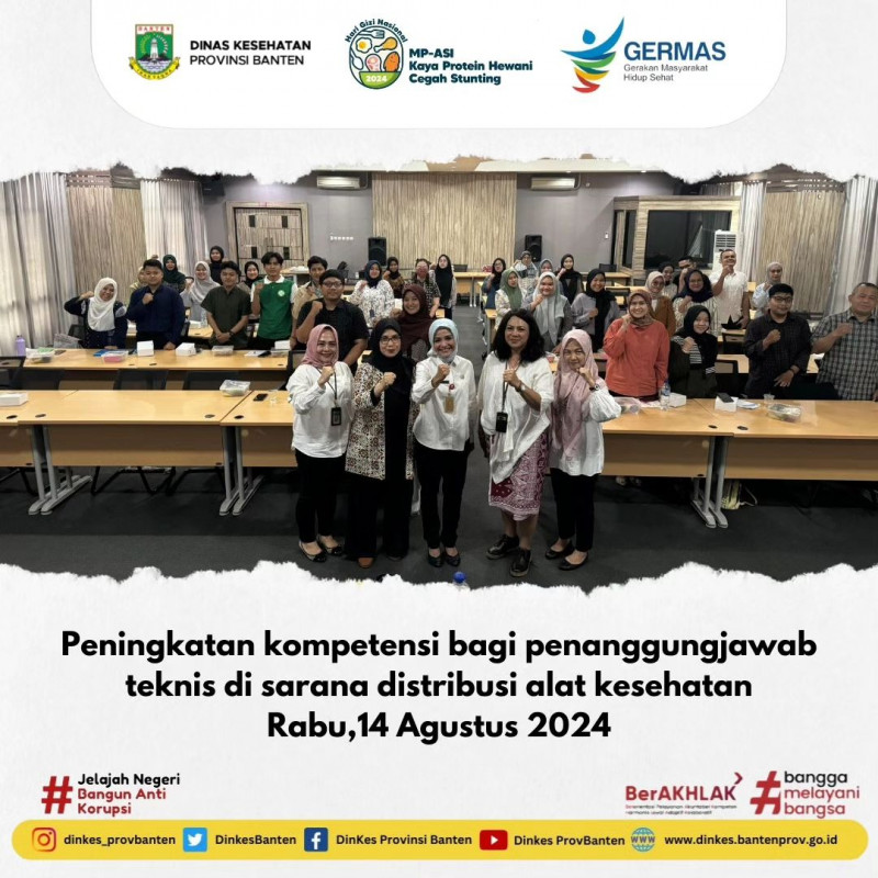 Peningkatan Kompetensi Bagi Penanggungjawab teknis Di Sarana Distribusi Alat Kesehatan