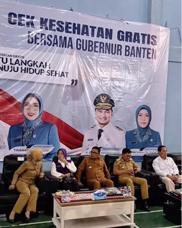 CEK KESEHATAN GRATIS BERSAMA GUBERNUR BANTEN