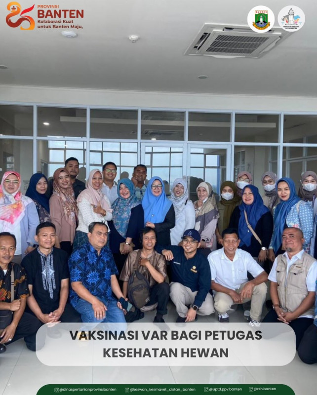 Vaksinasi VAR Bagi Petugas Kesehatan Hewan