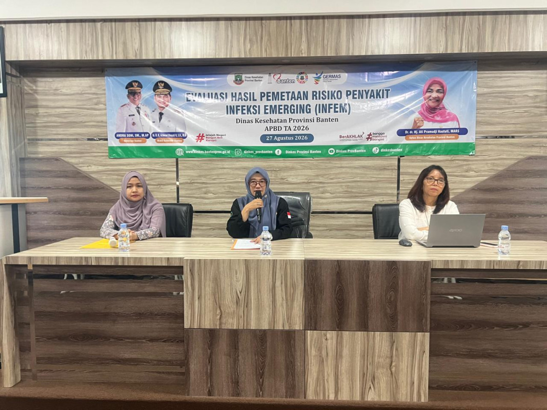 Kegiatan Evaluasi Hasil Pemetaan Risiko Penyakit Infeksi Emerging (Infem)