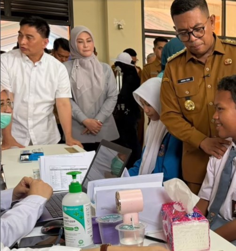 Peresmian Sekolah Baru & Cek Kesehatan Gratis Bersama Gubernur  & Wakil Gubernur Banten di SMAN 33 Kabupaten Tangerang