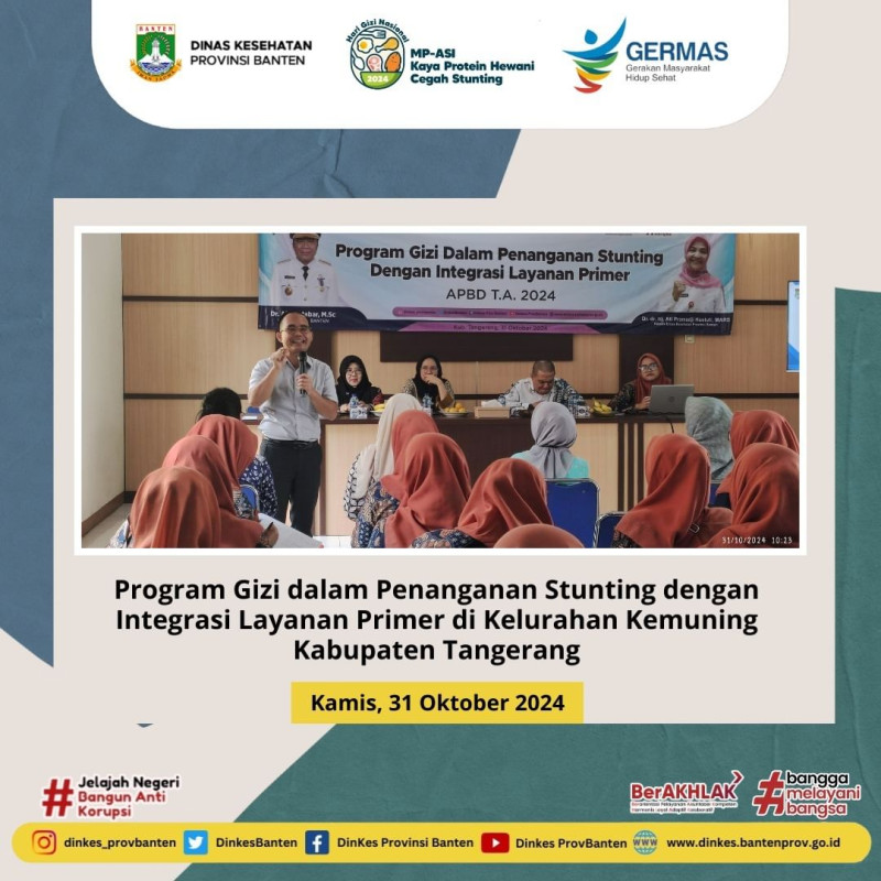 Program Gizi Dalam Penanganan Stunting Di Provinsi Banten