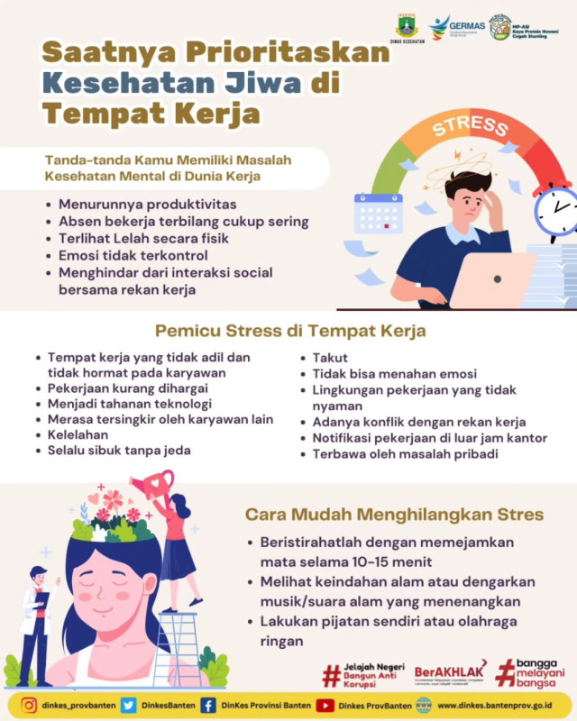 Saatnya Prioritaskan Kesehatan Jiwa di Tempat Kerja