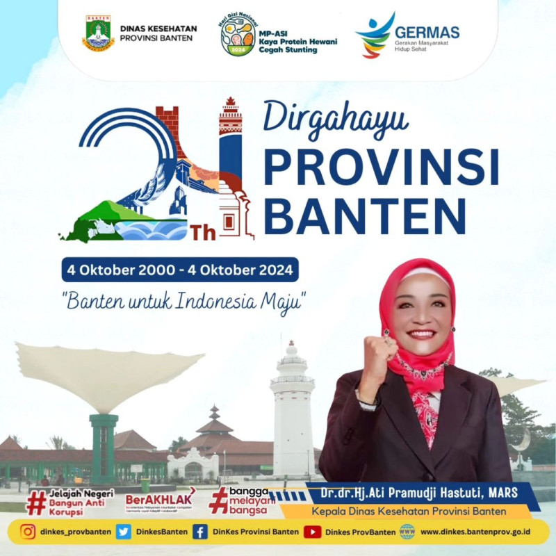 Dirgahayu Provinsi Banten Ke 24