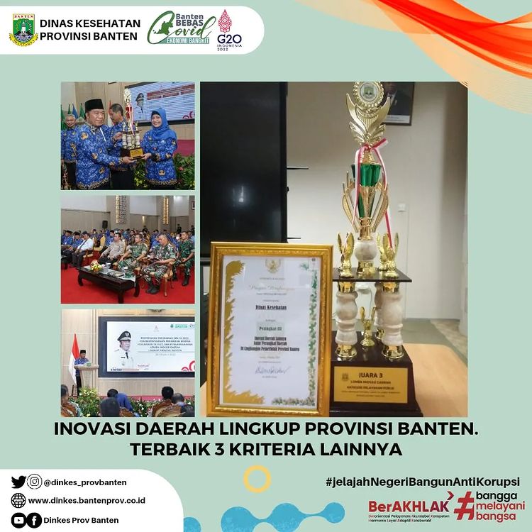 Juara 3 Kategori Lomba Antar OPD Pemerintah Provinsi Banten 